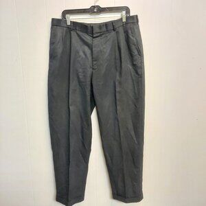 PERRY ELLIS BLACK PORTFOLEO CUFF SLACKS - SIZE 33X30